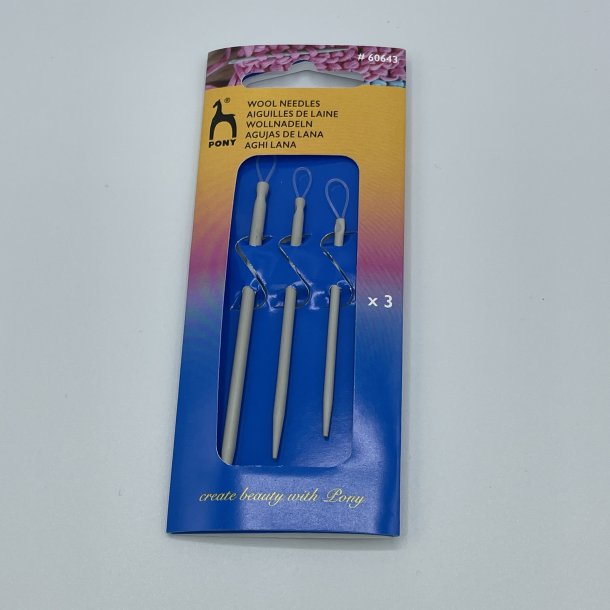 Pony Uldnle Aluminium - 3 stk 