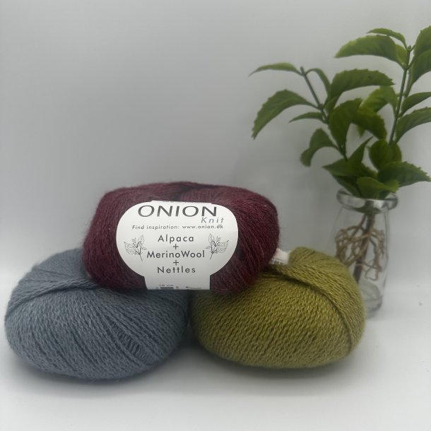 Onion Alpaca+Merino wool+Nettles